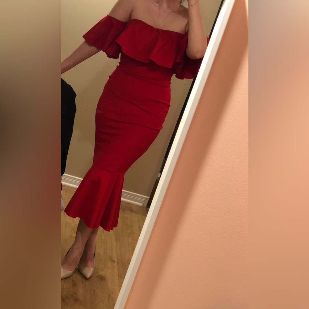Red Dress from 1861 Boutique Montreal. Size:M.